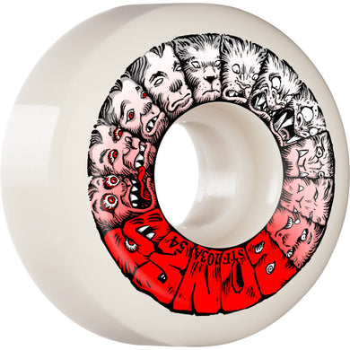 Bones 54mm V5 Sidecut Weird Wolf 103a