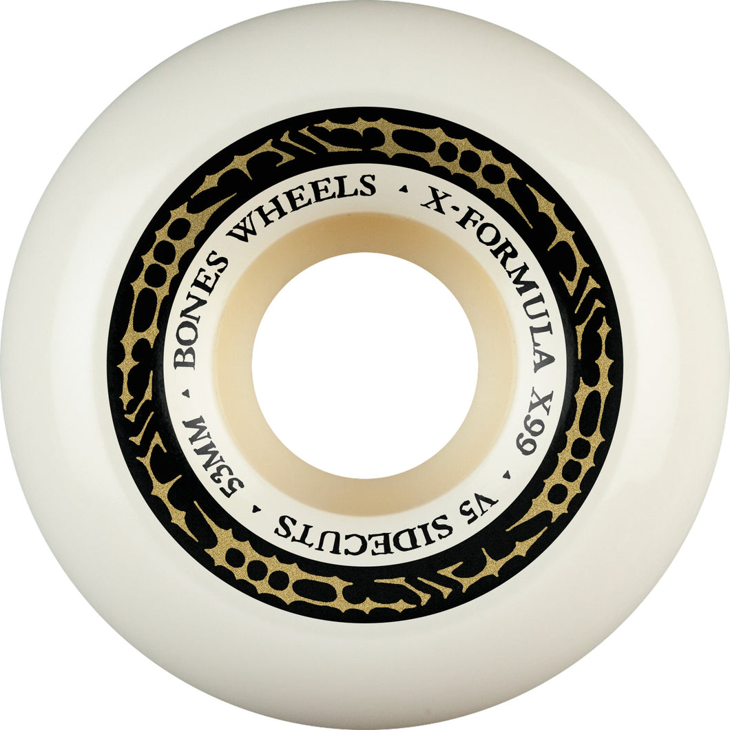 Bones Wheels V5 53mm 99a XF Sidecuts – Precision Skateshop
