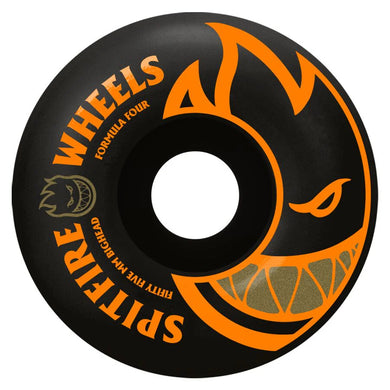 Spitfire Wheels 55mm 99a Black Orange Formula4 Bighead