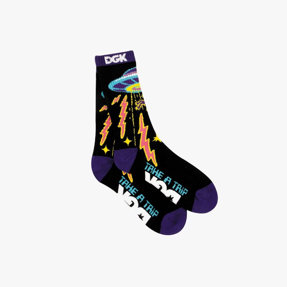 DGK Socks Abduction Black