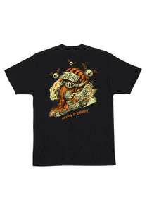 Creature Tee Crash and Burn Black