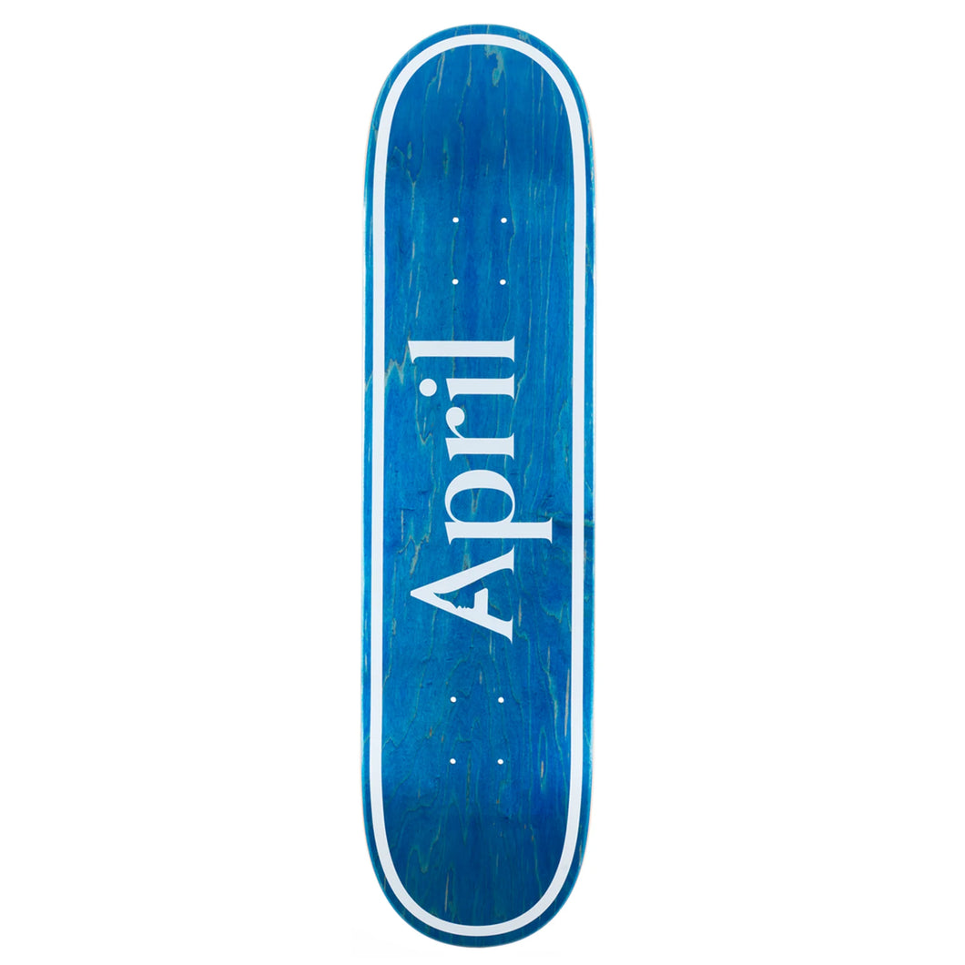 April Deck 8.5 OG Logo Blue Invert