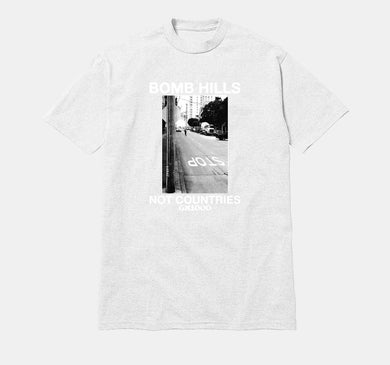 GX1000 Tee Bomb Hills Not Countries Ash Gray