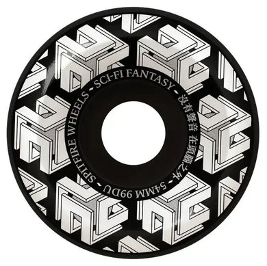 Spitfire Wheels 54mm 99a Conical Dyson Sci-Fi Black