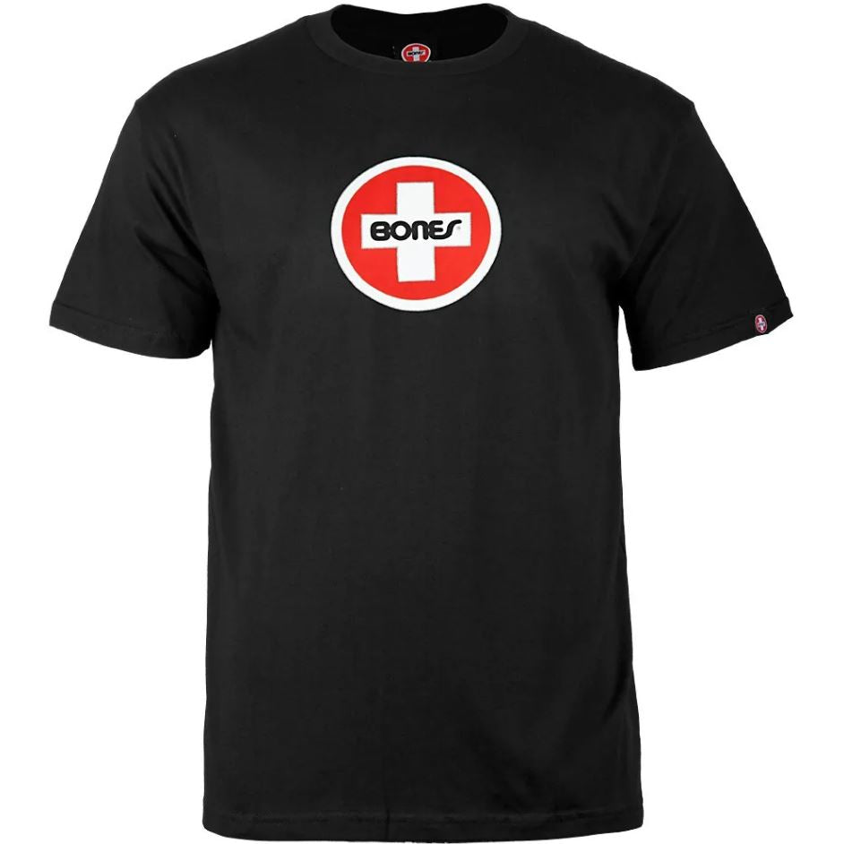 Bones T-Shirt Swiss Circle Black