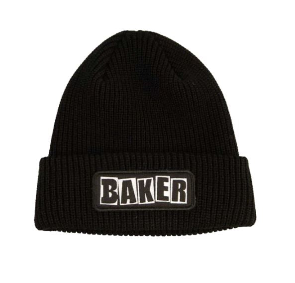 Baker Beanie (Black) Brand Logo Patch