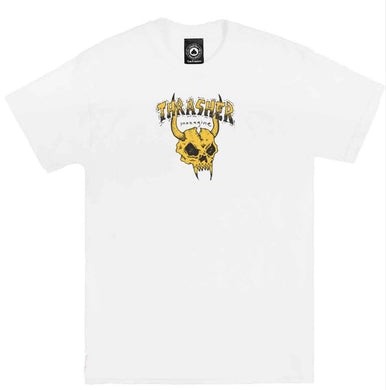 Thrasher Tee Barbarian White Large