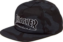 Load image into Gallery viewer, Thrasher Hat Mag Logo Snapback Black Camo