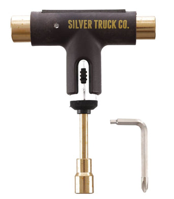 Silver Skate Tool Brown/Gold