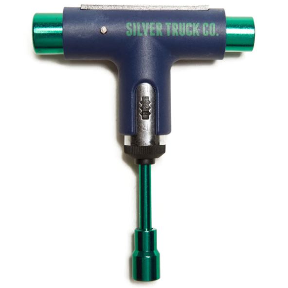 Silver Skate Tool Blue/Green