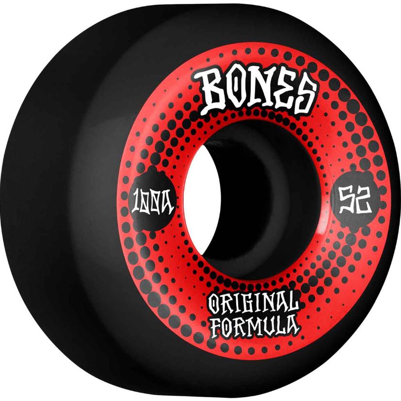 Bones Originals 52mm V5 Sidecut 100A Black