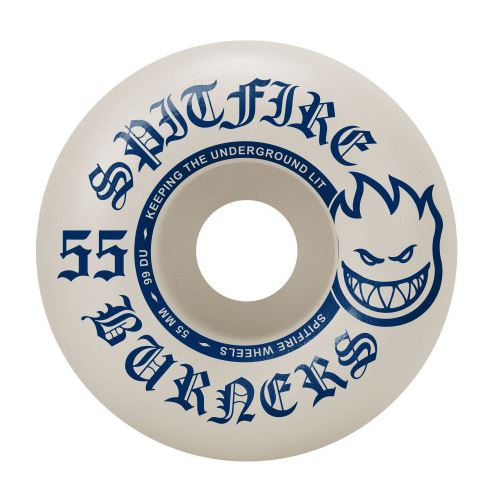 Spitfire Wheels 55mm 99a Bighead Shape White/Blue