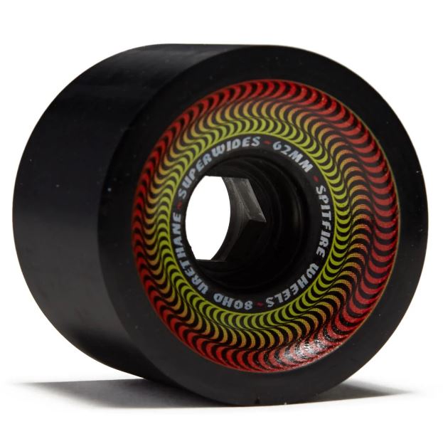 Spitfire Wheels 62mm 80HD Superwides Black