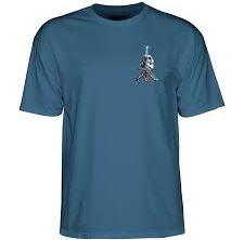 Powell Peralta T-Shirt Indigo Blue Skull & Sword