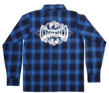 Load image into Gallery viewer, Independent Flannel L/S Blue Legacy