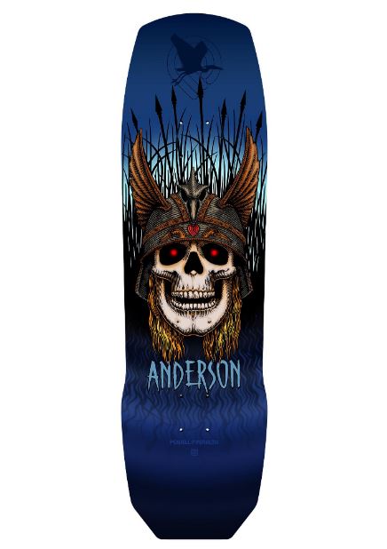 Powell Peralta Deck Andy Anderson 9.13 Heron Blue