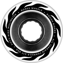 Load image into Gallery viewer, Bones ATF Rough Riders Eternal Flame Wheels White 59mm 80a