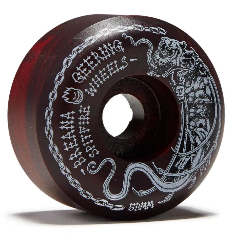 Spitfire Wheels 53mm Formula4 Breana Tormentor Black/Red Swirl 99A