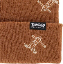 Load image into Gallery viewer, Thrasher Beanie Gonz Pattern Brown