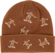 Load image into Gallery viewer, Thrasher Beanie Gonz Pattern Brown