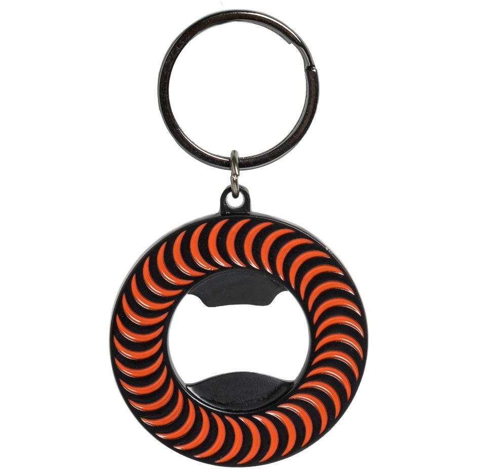 Spitfire Keychain Classic Swirl Bottle Opener Black/Red