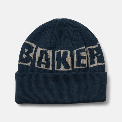 Baker Beanie Brand Logo Navy