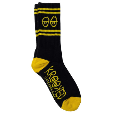Krooked Socks Eyes Black/Yellow