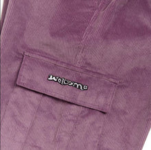 Load image into Gallery viewer, Welcome Pants Cargo Chamber Corduroy Berry