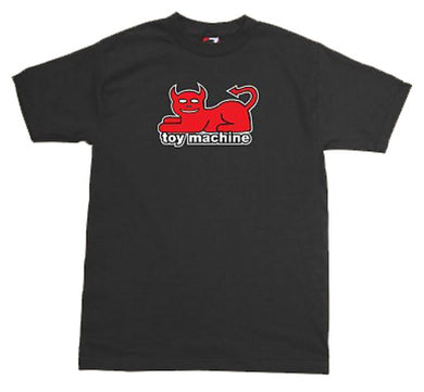 Toy Machine Tee Devil Cat Youth Black