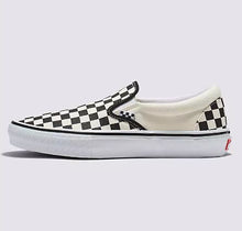 Load image into Gallery viewer, Vans Slip On Skate Checkerboard Black/White