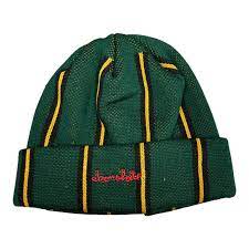 Chocolate Beanie Chunk Stripe Green