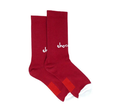 Chocolate Socks Lost Chunk Red