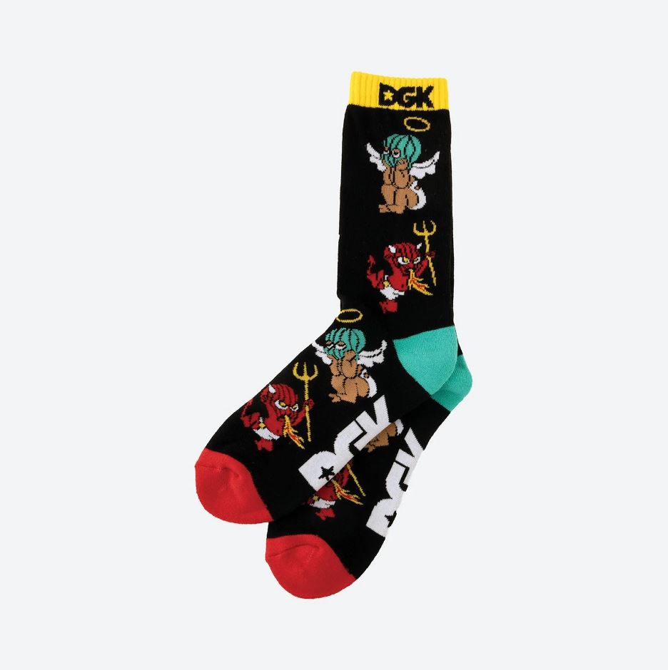 DGK Socks Crazy Life Black