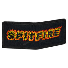 Load image into Gallery viewer, Spitfire Wallet Flames script Cord Black