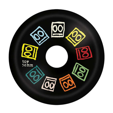 Toy Machine Wheels 58 Bot Black 97A
