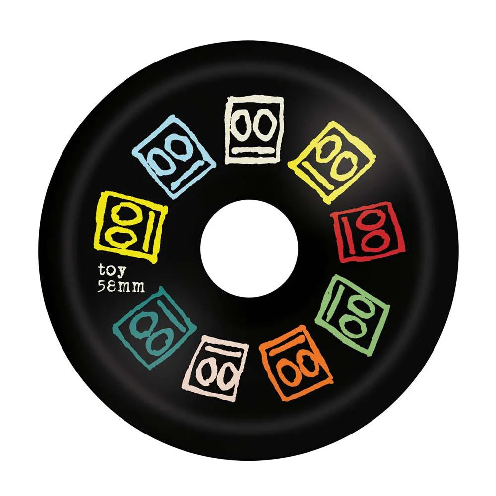 Toy Machine Wheels 58 Bot Black 97A