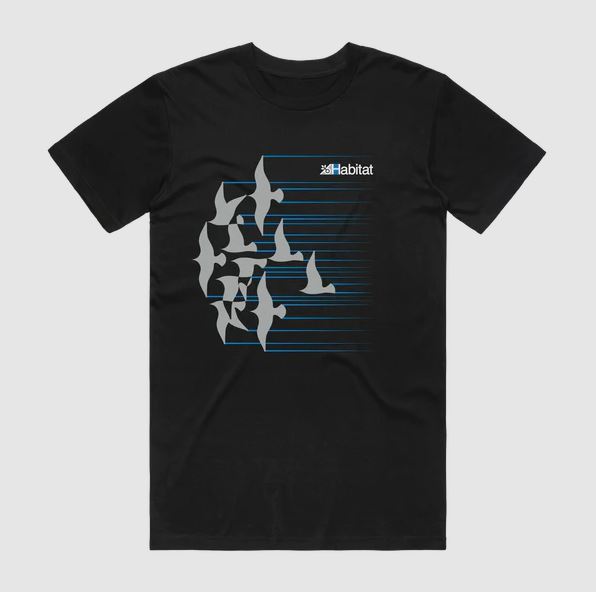Habitat Tee Dove Trials Black