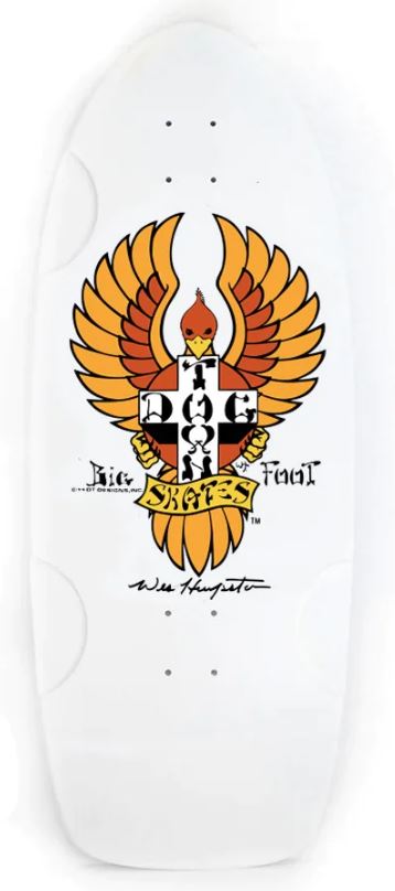 Dogtown Deck Big Foot White 11.875
