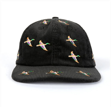 Habitat Hat Corduroy Mallard Dark Grey