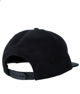 Deathwish Hat Gang Logo Wool Black Snapback
