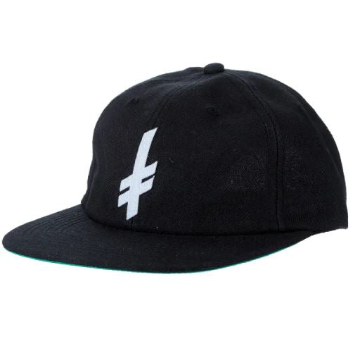 Deathwish Hat Gang Logo Wool Black Snapback