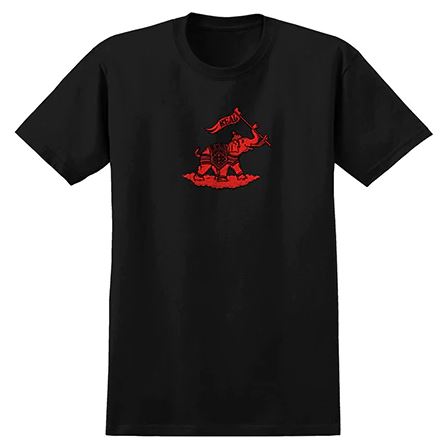 Real Skateboards Tee Elephant Black