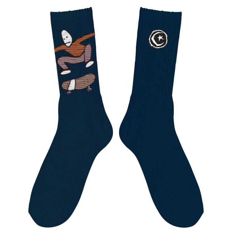 Foundation Socks  (Youth) FS Kick Flip Navy