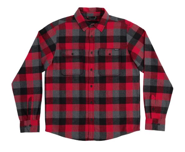 Independent Flannel L/S Belmont Red