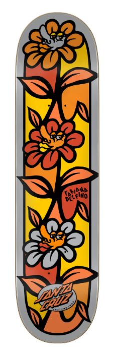 Santa Cruz Deck 8.0 Delfino Flower Crew
