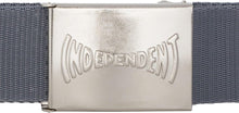 Load image into Gallery viewer, Independent Span Web Belt Charcoal Grey