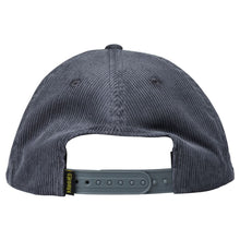 Load image into Gallery viewer, Krooked Hat Style KR Corduroy Snapback Charcoal Grey