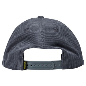 Krooked Hat Style KR Corduroy Snapback Charcoal Grey