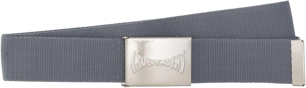 Independent Span Web Belt Charcoal Grey