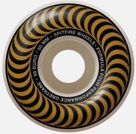 Spitfire Wheel 50mm Formula4 Classics Natural/Gold